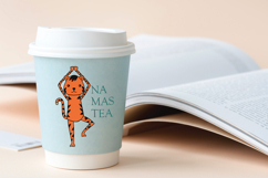 Colored Hand-Drawn Jungle Animals Characters |Yoga Exercise Product Image 6