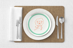 Colored Hand-Drawn Jungle Animals Characters |Yoga Exercise Product Image 7