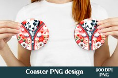 Animal car coaster PNG | Dog car coaster design Product Image 1