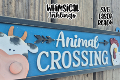 Animal Crossing Sign Laser SVG Product Image 2