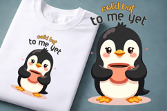 Coffee Mood Animal Clipart | Introvert Coffee Quote Design Product Image 1