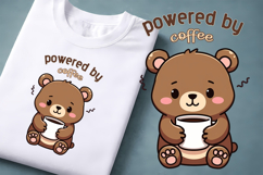 Coffee Mood Animal Clipart | Introvert Coffee Quote Design Product Image 1