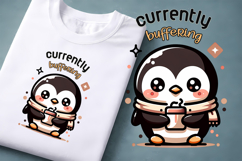 Coffee Mood Animal Clipart | Introvert Coffee Quote Design Product Image 1