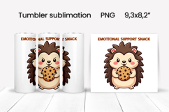 Funny animal food tumbler | Sarcastic quotes animal tumbler Product Image 1
