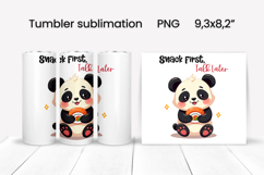 Funny animal food tumbler | Sarcastic quotes animal tumbler Product Image 1