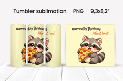 Funny animal food tumbler | Sarcastic quotes animal tumbler Product Image 1