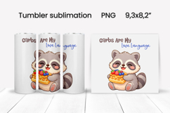 Funny animal food tumbler | Sarcastic quotes animal tumbler Product Image 1