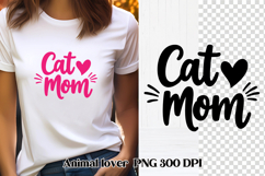 Cat mom SVG design | Animal lover SVG | Cat clipart Product Image 1