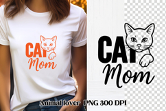 Cat mom SVG design | Animal lover SVG | Cat clipart Product Image 1