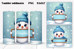 Christmas tumbler wrap design | Add your name tumbler PNG Product Image 1