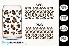 Animal Print Wrap For Libbey Can Glass SVG Product Image 1