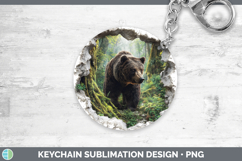 GorgeousAnimals 3D Hole Keychain design.