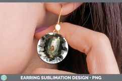 GorgeousAnimals 3D Hole Round Earrings design.