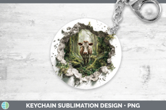 GorgeousAnimals 3D Hole Keychain design.