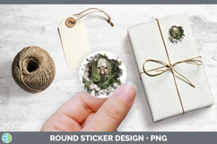 GorgeousAnimals 3D Hole Stickers design.