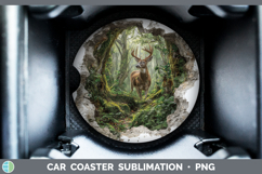 GorgeousAnimals 3D Hole Car Coaster design.