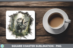 GorgeousAnimals 3D Hole Square Coaster design.