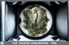 GorgeousAnimals 3D Hole Car Coaster design.