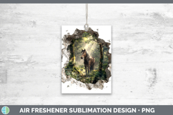 GorgeousAnimals 3D Hole Air Freshener design.