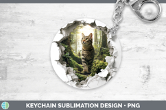 GorgeousAnimals 3D Hole Keychain design.