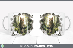 GorgeousAnimals 3D Hole Mug Wrap design.