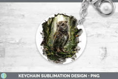 GorgeousAnimals 3D Hole Keychain design.