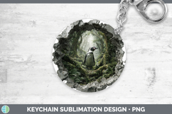 GorgeousAnimals 3D Hole Keychain design.