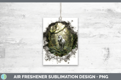 GorgeousAnimals 3D Hole Air Freshener design.