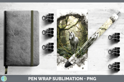 GorgeousAnimals 3D Hole Pen Wrap design.