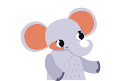 12 Cute Cartoon Forest &amp; Safari Animals Clipart Set Product Image 5