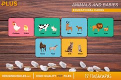 Animals and their Babies Educational Flashcards Product Image 1