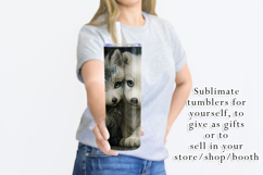 Animal Tumbler Wrap, Artic Fox x Polar Bear Sublimation, s3 Product Image 4
