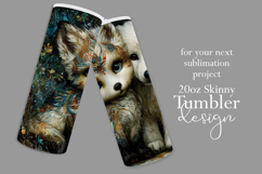 Animal Tumbler Wrap, Artic Fox x Polar Bear Sublimation, s4 Product Image 2