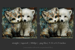 Animal Tumbler Wrap, Artic Fox x Polar Bear Sublimation, s4 Product Image 3