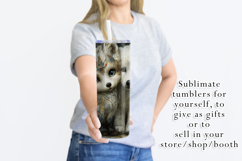 Animal Tumbler Wrap, Artic Fox x Polar Bear Sublimation, s4 Product Image 4