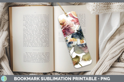 GorgeousAnimals Autumn Floral  Bookmark design.