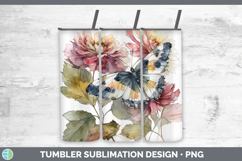 GorgeousAnimals Autumn Floral  Tumbler design.