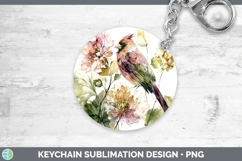GorgeousAnimals Autumn Floral  Keychain design.