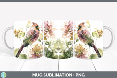 GorgeousAnimals Autumn Floral  Mug Wrap design.