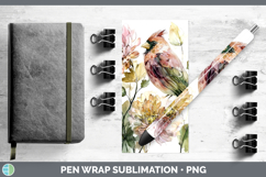 GorgeousAnimals Autumn Floral  Pen Wrap design.