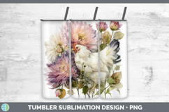 GorgeousAnimals Autumn Floral  Tumbler design.