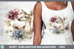 GorgeousAnimals Autumn Floral  Shirt design.