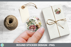 GorgeousAnimals Autumn Floral  Stickers design.