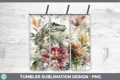 GorgeousAnimals Autumn Floral  Tumbler design.