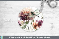 GorgeousAnimals Autumn Floral  Keychain design.