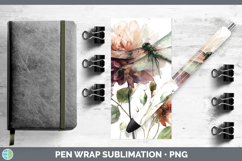 GorgeousAnimals Autumn Floral  Pen Wrap design.
