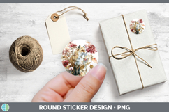 GorgeousAnimals Autumn Floral  Stickers design.