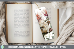 GorgeousAnimals Autumn Floral  Bookmark design.