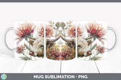 GorgeousAnimals Autumn Floral  Mug Wrap design.