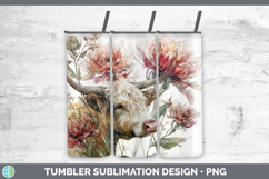 GorgeousAnimals Autumn Floral  Tumbler design.